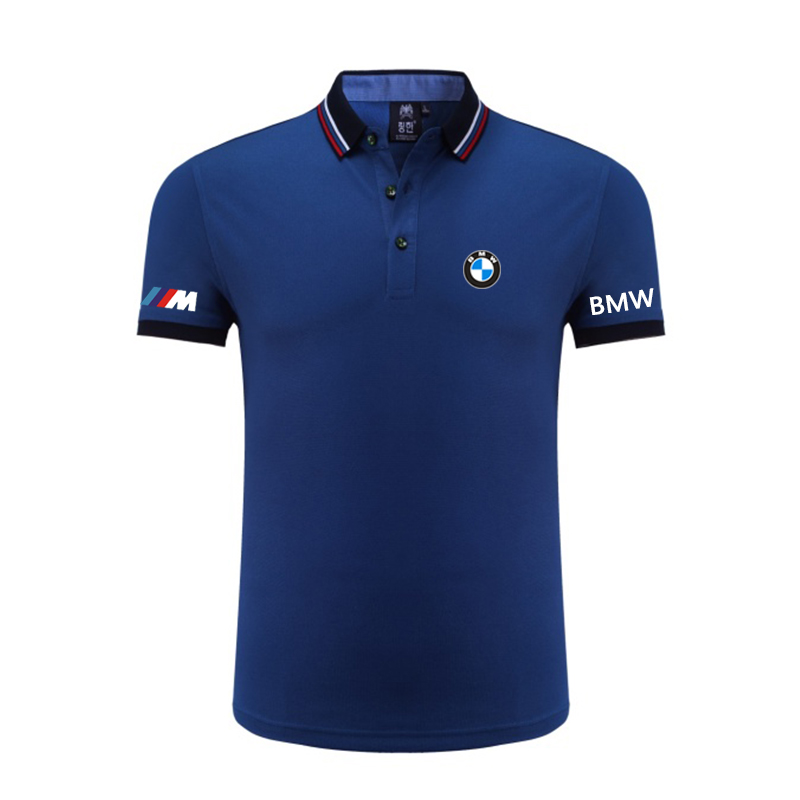 2022 Polo BMW Motorsport Col Contrasté Coton Homme Manche Courte